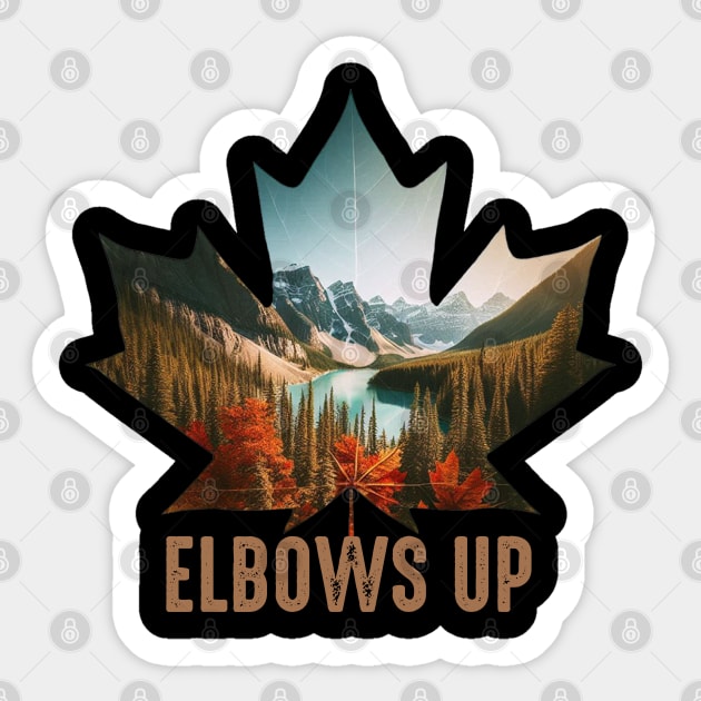 Elbows-UP Sticker by JessArty